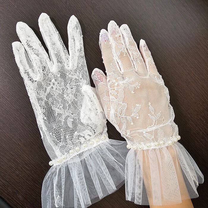 ショートグローブ着用写真1